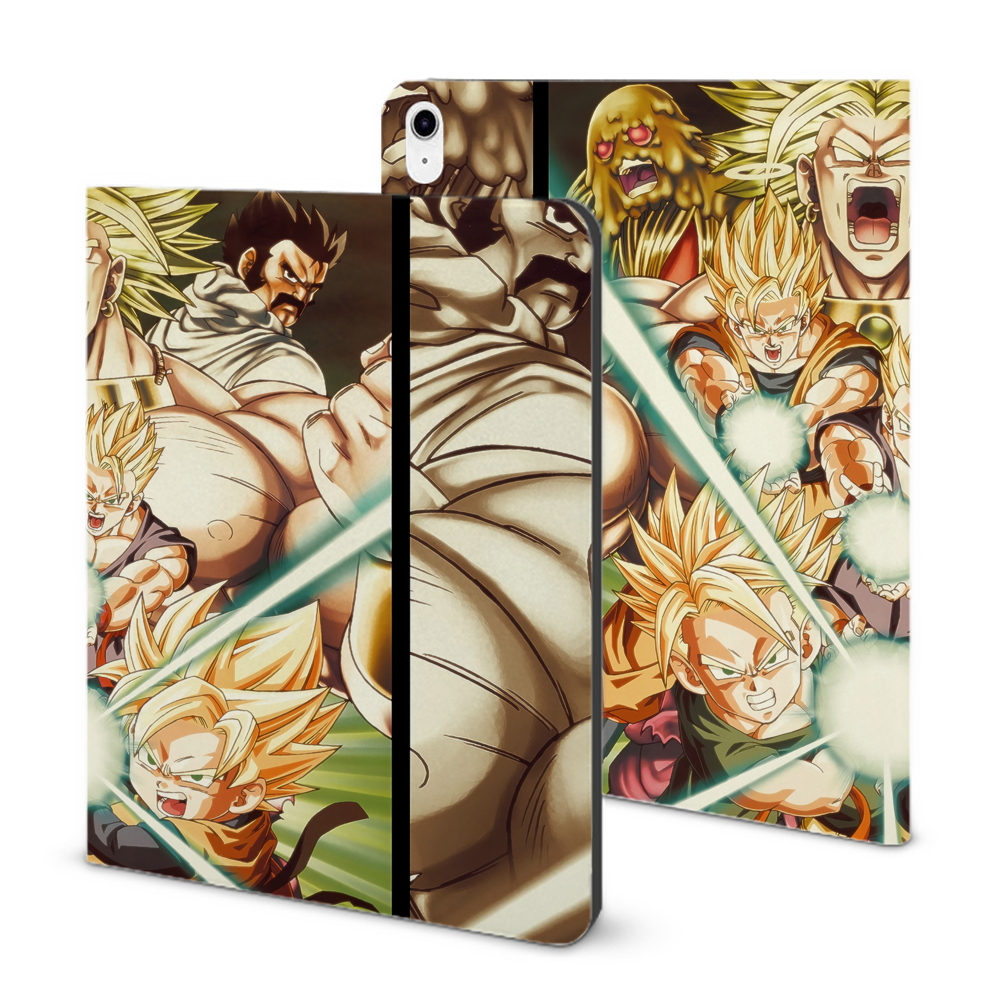（画像用） ドラゴンボール DRAGON BALL IPad ケース ブック型 PUレザー TPU 耐衝撃 軽量 薄型 ペン収納なし 全面保護 IPad 各モデル対応